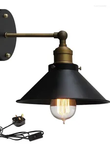 Vägglampor läser lampa wandlamm guld modern dekor slutar ljus antika stilar för