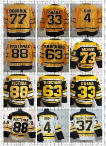 Ters Adam Retro Patrice Bergeron Jersey Brad Marchand David Pastrnak Zdeno Chara Charlie McAvoy Tuukka Rask Bobby Orr Hokey Siyah Beyaz S