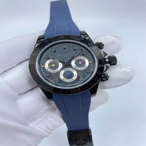 40mm de alta qualidade relógio mecânico automático masculino relógios fita pulseira aço inoxidável fivela dobrável esporte water233k