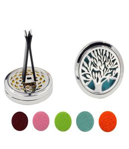 2018 New Design Car Air Frifener Aromatherapy Essential Oil Diffuser Locket with Vent Clip 5フェルトパッド2496372