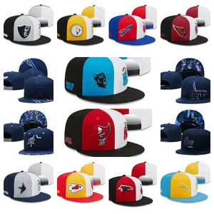 Cappelli Snapbacks firmati economici Cappello da baseball regolabile Cappello da baseball piatto per adulti Tutto il logo della squadra Ricamo basket Sport all'aria aperta Hip Hop Berretti aderenti ordine della miscela