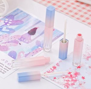 Empty Lip Gloss Tube Pink Blue Gradient Lip Glaze Tube DIY Lipstick Cosmetic Packing Container 50pcslot1751458