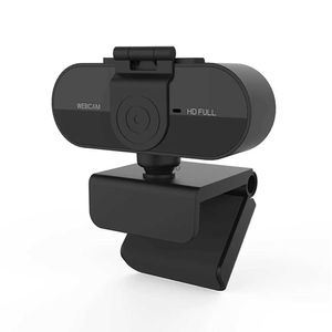 Webbkameror Mini Webcam med 360 Angle Autofocus Support för 1080p HD och stereomikrofon Enkelt att använda No Need for Driver Plug och Playl240105