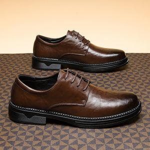 Freizeitschuhe für Herren, rutschfeste Markenlederschuhe, modische Martin-Schuhe, Outdoor-Herren-Bootsschuhe, beliebte Derby-Schuhe, Übergröße 38-44