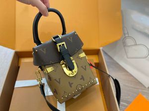 Top Luxury Handbag Designer Mini Phone Borse Womens Spalla Crossbody Borse Hardware originale 16 cm