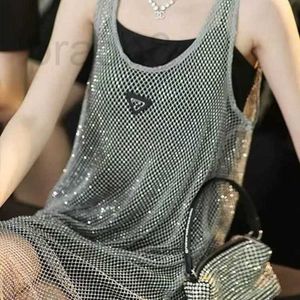Women's Tanks & Camis Designer Runway Summer T-Shirt Fashion Chain Ladies Elegant Letter Tops Blouses Women Sleeveless Sexy Casual Tank Top T Shirts Woman Clothes DNIF