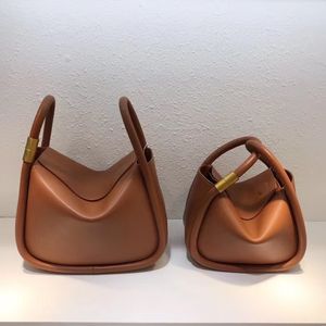 New Wonton Bag: Thai Top-Grain Cowhide, Vintage Genuine Leather, Handheld/Shoulder/Crossbody - Spacious, Multi-Color, Fashion-Forward Red Camel