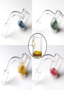 Thermochromic Quartz Banger 14mm 18mm Domeless Smoking Accessories Thermal Nails Changing Color Pipes Nail Bangers Bucket Oil Burn3879385