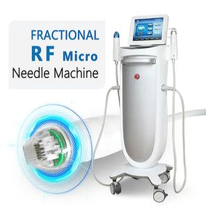 A máquina fracionária de microagulhas RF trata uma ampla gama de preocupações de pele e inclui duas alças