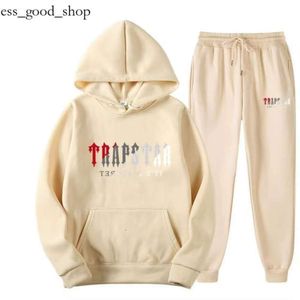 TRAPSTARS TRACKSUIT ERKEK TEKNİK KAPALANIR TRAPSTARS HOOKEIE EVRUPA AMERİKAN BASKETBOL FUTBOL RUGBY İki Parçalı Kadınlar Uzun Kollu Hoodie 880