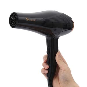 Torkar Kraftfull professionell salong hårtork torktumlare elektrisk hårtork varm/kall vind med luft insamlingsmunstel