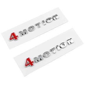 Lettere cromate 3D per auto Volkswagen Passat B6 Polo Tiguan Touareg Golf MK4 VW 4 MOTION Adesivo 4MOTION Emblem Badge Accessori