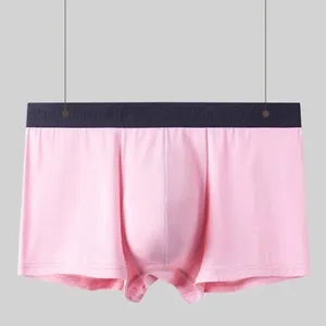 Underpants 1pc Men's Modal Boxer Shorts Fashion Elastic Waist U-Convex Pouch Briefs Men Panties Underwear Low Rise