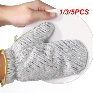 Disposable Gloves 1/3/5PCS Double-sided Silver Dishwashing Convenient Design Does Not Stick To Oil Wire Material