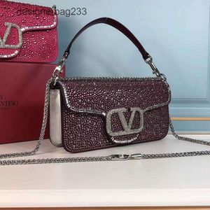 lusso Valantinovv Pacchetto tote Borse a mano Borsa da donna Mini Borse di cristallo Borsa decorativa Designer intarsiato con catena di strass Borsa a mano con tracolla Z0H9