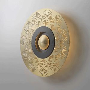 Vägglampa modern leddekoration korridor belysning designer sovrum sovrum rund kök bakgrund vardagsrum kreativt