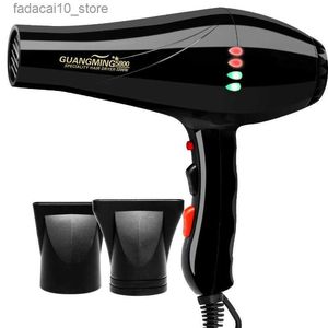 Hair Dryers 2200W Powerful Hair Dryer Fast Heating Hot And Cold Adjustment Ionic Air Blow Dryer Professional Hair Salon Use 5800 Q240109