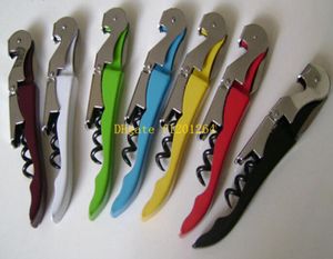 100pcslot Can Customize logo Bottle Opener Parrot Wine Opener Hippocampus Knife stainless steel Corkscrew Red Wine Beer Bottle Op2264624