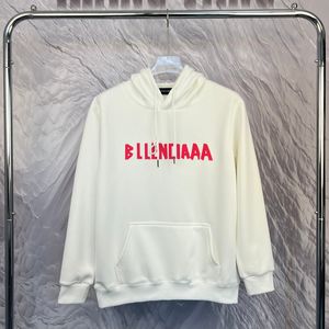 Designer hoodie with pink letters and plush hooded sweatshirt for men and women comfortable and casual digital printing high-quality