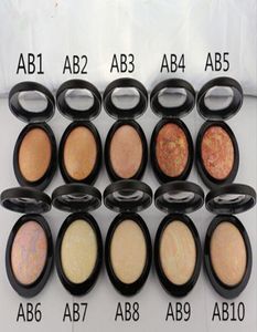 High qualityNew Arrival Face Mineralize Skinfinish Poudre Face Powders10g 10 colors 10 pcslot7231129