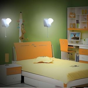 1 pieza Ilumina cualquier habitación al instante con esta lámpara de pared LED portátil que funciona con pilas