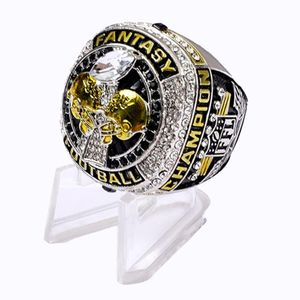 Bandringe Fantasy Football Champion Ring 2023 mit Ständer Fl Größe Drop Lieferung Schmuck Otrdx