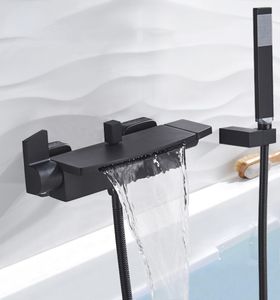 Miscelatore per acqua con rubinetto a cascata con maniglia singola per bagno, rubinetto per vasca a parete, 8052181