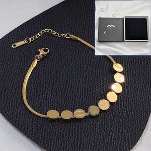 Mulheres luxo designer pulseira boutique jóias com caixa presente pulseira casal corrente pulseira de alta qualidade aço inoxidável banhado a ouro pulseira aniversário jóias