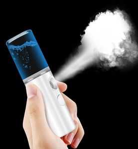 Taşınabilir Mini Hava Nemlendiricisi USB Şarj Edilebilir 25ml El Taşınır Püskürtme Aparatı Nano Sprey Su Difüzör Süt Yağı Buharda Buharda 9714543