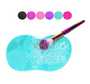 Newest Silicone Brush Cleaner Cosmetic Make Up Washing Brush Gel Cleaning Mat Foundation Makeup Brush Cleaner Pad Scrubbe Board8054835