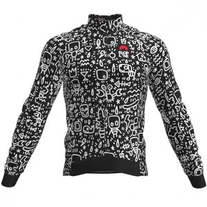 Cycling Shirts Tops SLOPLINE Winter Cycling Thermal Fleece Warm Clothing Maglia Autunnale Race Mtb Bike Jacket Pro Bicycle Apparel Outdoor Uniform