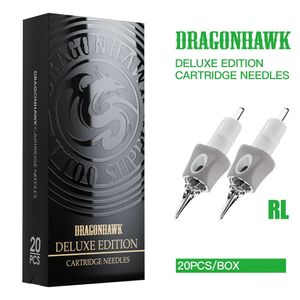 Dragonhawk Glide Extra Smooth Disposable 20pcs box Sterile Tattoo Cartridges Needles for Rotary Tattoo Machine Supplies 240108