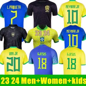 Бразилия 2023 футбольные майки Camiseta de Futbol Paqueta Raphinha Футбольная рубашка Mailolot