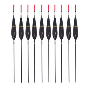 Ücretsiz Fisher 10pcs Balıkçılık Bobber Cork Floats 185cm 1G şamandıra Paulownia ahşap sert uzun kuyruk ağır yüzdürme dikey şamandıralar 240127