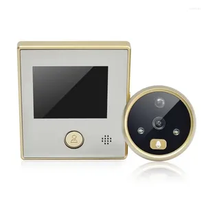 Doorbells 3 Inch TFT Color HD Digital Door Camera Eye Doorbell Electric Move Detection 160 Degree Peephole Viewer Video