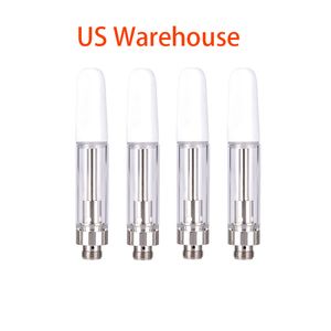 USA Warehouse Th205 Ölzerstäuber, Keramikspule, leerer Öltank, 510 Gewinde, dicker Ölzerstäuber, Glastank, Verdampferstift, auf Lager