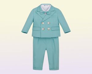 Suits Child Formal Dress Suit Set Autumn Winter Boys Jacekt Pants Vest Outfit Kids Baby Birthday Party Performance Wedding Costume3139208