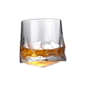 Weingläser, 1–6 Stück, drehende Whiskygläser, Becher, Weingläser, Barzubehör, Glasbecher zum Trinken von Cocktails, Kaffeetasse YQ240109