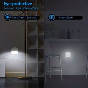 1 unidade/3 unidades de luz com sensor de movimento atualizado, luz noturna LED alimentada por bateria sem fio, luz de parede, luzes de armário, luzes de segurança para escadas, corredor, banheiro, cozinha, armário