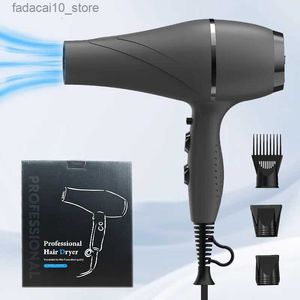 Hair Dryers 110V/220V High-Speed Hair Dryer With Strong Turbine Airflow Fast Drying And Constant Temperature Suitable For Home Salons Q240109