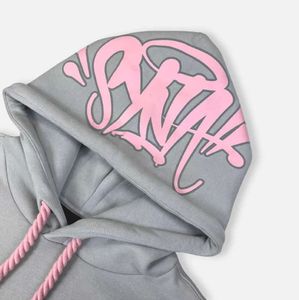 Herrtröjor tröjor y2k kvinnor streetwear casual hoodie sysaworld överdimensionerade två -stycken set sweatshirt tracksuit syna world män kläder 2425