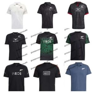 월드컵 흑인 유니폼 블랙 뉴저지 Zealand Fashion Sevens 2023 2024 모든 슈퍼 럭비 조끼 셔츠 Polo Maillot Camiseta Maglia Tops _Jersey