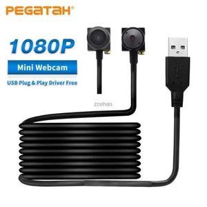 Webcam Full HD 1080P Webcam mini fotocamera Videocamera USB per computer con obiettivo da 3,7 mm CCTV videocamera per esterni videocamera di sicurezzaL240105