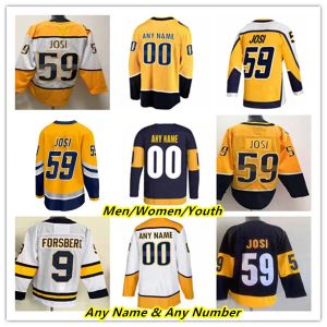 Josi Roman Reverse Retro Hockey Jerseys Filip Forsberg Matt Duchene Mikael Granlund Mattias Ekholm Nino Niederreiter Ryan Johansen McDonagh Ias