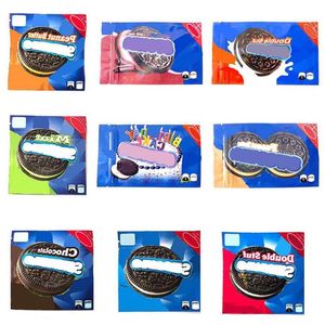 Saco de embalagem Sacos de plástico Mylar embalagem resselável Zipper Packs stand up pouch chocolate azedo manteiga de amendoim hortelã duplo stuf atacado Dflq