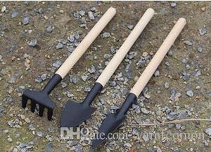 3 pcsset Mini Garden Tools Small Shovel Rake Spade Micro Plant Tools DIy Micro Garden Tools Gardening Supplies7065669