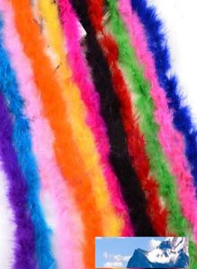 Ny 2 meter fjäderremsa Wedding Marabou Feather Boa Party Supplies Accessories Decor Event Gift7095964