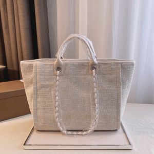 Klasyczne damskie litera Pearl Beach Bag Designer torebki Kobiety na ramię krzyżowe torby