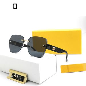 Klassische Frauen Designer ff rahmenloses handwerk geschnittenes feltiges Glas für Männer, die Sonnenbrille fischen 10a