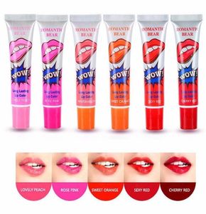 Women Lip Gloss Girls Łatwe zrywanie długotrwałych wodoodpornych tatuażu Matte meguc Color Peel Maska Pack Długie makijażu Lips5365165